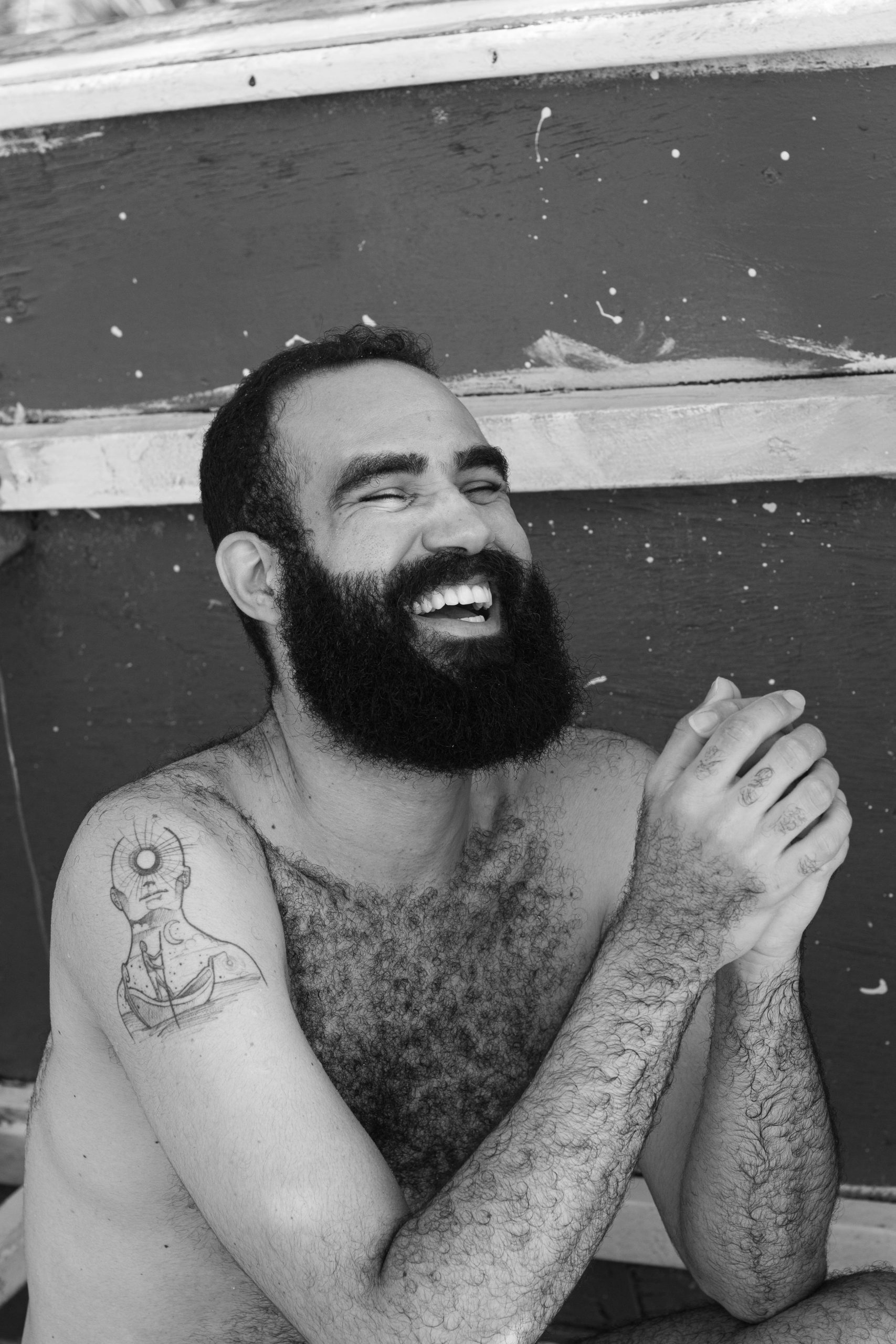 barbe caucasienne bouclée soin nourrissant ricin baobab